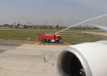 THY’nin İstanbul-Marakeş hat açılışındaki ‘Su Takı’ merasimi