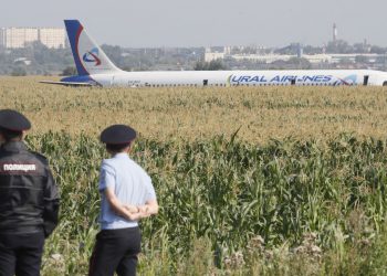 Moskova’da tarlaya mucizevi iniş