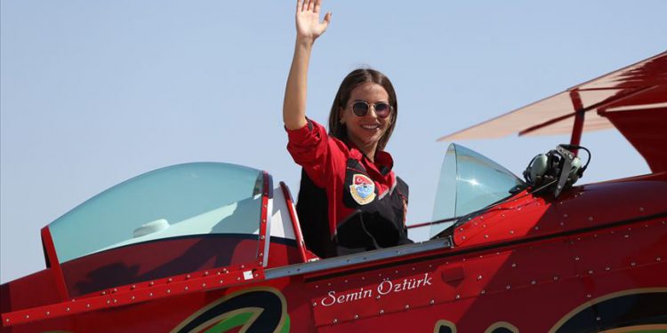 Semin Öztürk 25. gösteri uçuşuna hazır!