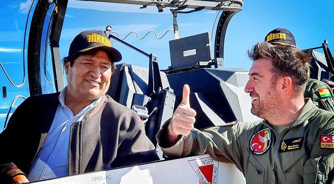 Bolivya Devlet Başkanı Eva Morales Hürkuş’u inceledi