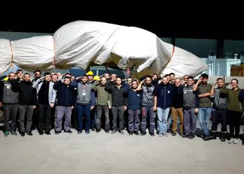 Akıncı gökyüzüne “asker selamı” ile uğurlandı