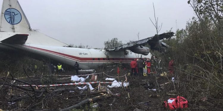 Türkiye’ye gelen uçak Ukrayna’da düştü