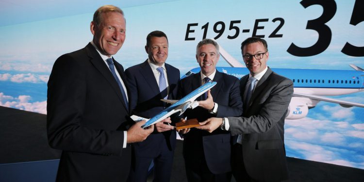 E195-E2’ye KLM Cityhopper’dan 35 sipariş