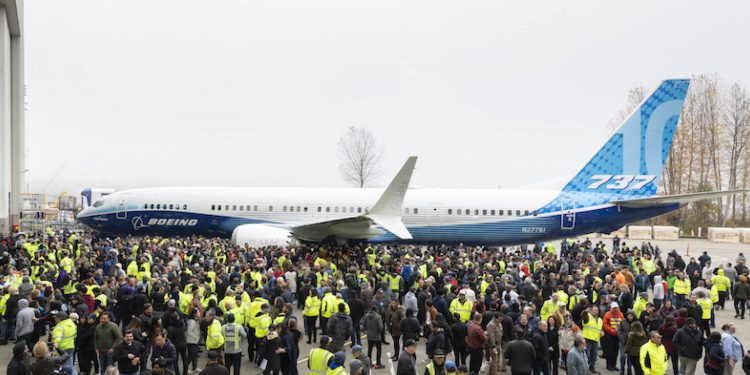 Boeing 737 MAX 10 törensiz fabrikadan çıktı