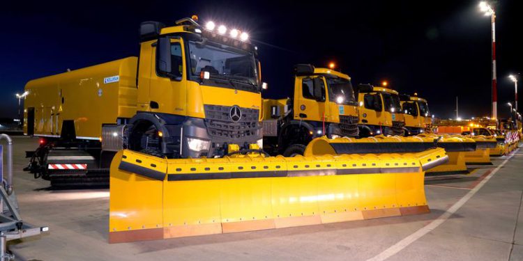 İstanbul Havalimanı’nda kış tatbikatı