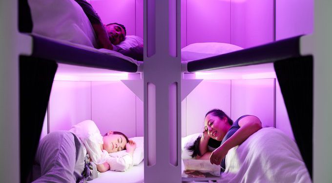 Havalimanlarındaki uyku kabinleri uçak içine giriyor