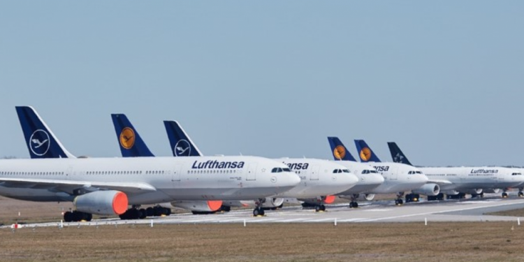 Lufthansa da kısa süreli çalışmaya geçiyor