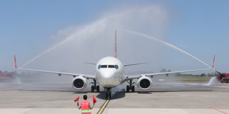THY’nin tarihi yolculuğu Samsun’da sona erdi
