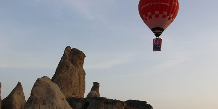 Yerli ve milli balon 19 Mayıs için havalandı