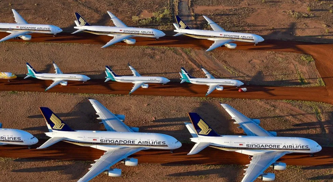 242 A380’den 238’i yerde yatıyor