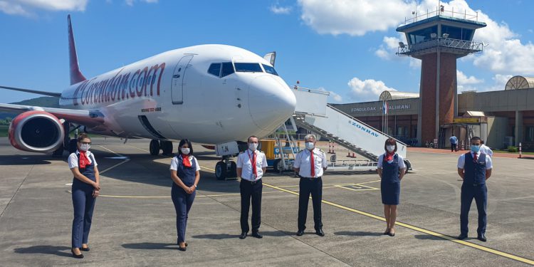 Corendon Zonguldak Havalimanı’na ilk uçuşunu yaptı