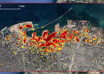 NASA Lübnan’daki patlamayı görüntüledi