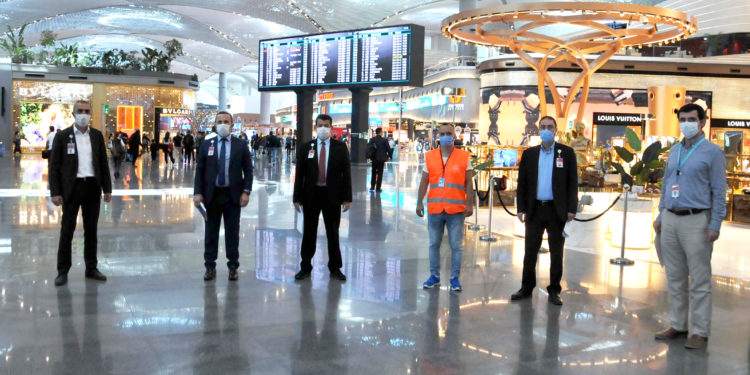 İstanbul Havalimanı’nda Covid-19 denetimi