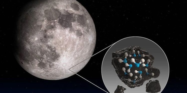 Ay yüzeyinde su bulundu