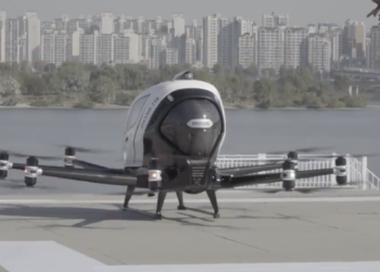 Güney Kore’de ‘drone taksiler’ ilk uçuşu gerçekleştirdi