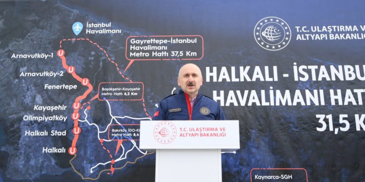 Halkalı-İstanbul Havalimanı metrosunun entegre çalışmaları sürüyor