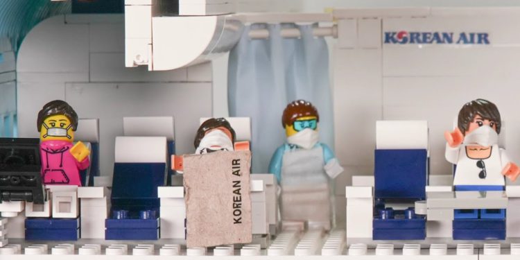 THY’den sonra Korean Air de LEGO filmi çekti