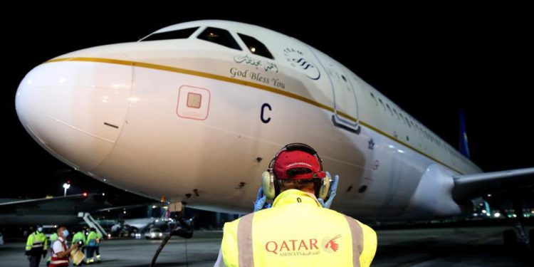 Suudi Arabistan uçağı 3,5 yıl sonra Katar’da