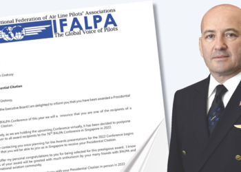 Türk pilota üst düzey ödül!