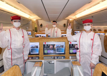 Emirates’ten aşılı ilk uçuş