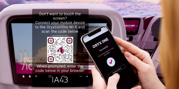 Qatar Airways’ten “sıfır temaslı” uçak içi eğlence sistemi