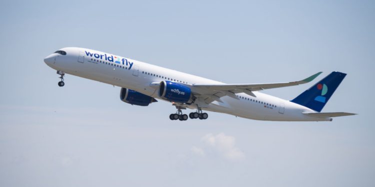 Yeni havayolu World2fly ilk A350’yi filosuna kattı