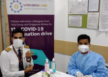 Tüm pernoneli aşılayan ilk Hintli havayolu oldu