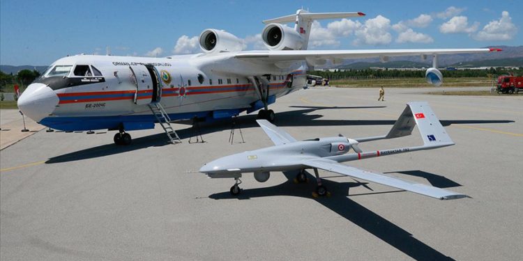 Orman yangınlarıyla mücadelede İHA atağı