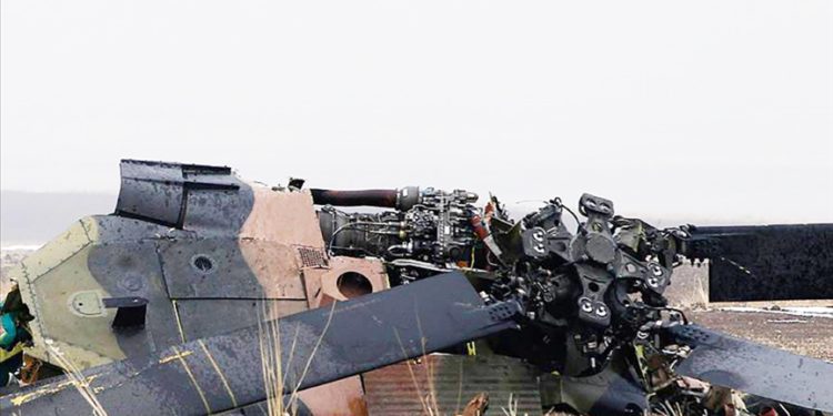 Irak’ta askeri helikopter düştü: 5 ölü