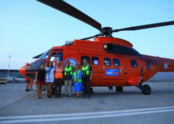 Muğla Belediyesi 4,5 ton kapasiteli helikopter getirdi