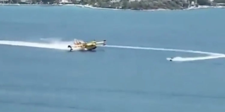 Yangın uçağını engelleyen jetskiye soruşturma