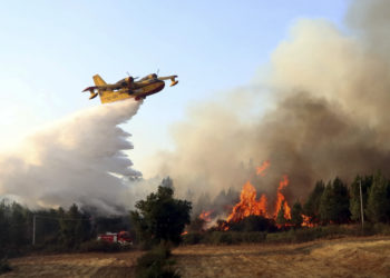 İspanyol pilot: Son 9 yılda karşılaştığım en büyük yangın
