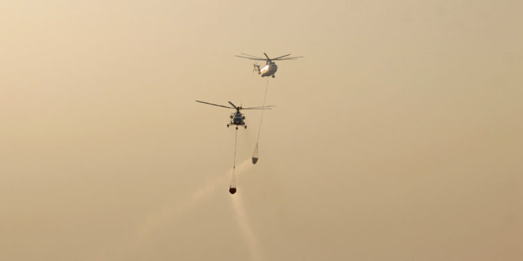 Muğla’daki 6 yangına 6 uçak ve 16 helikopterle müdahale ediliyor