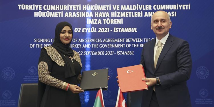 Maldivler ile Hava Ulaştırma Anlaşması imzalandı