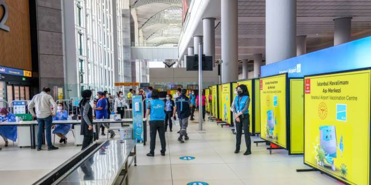 İstanbul Havalimanı’nda aşılanma oranı yüzde 99’a ulaştı
