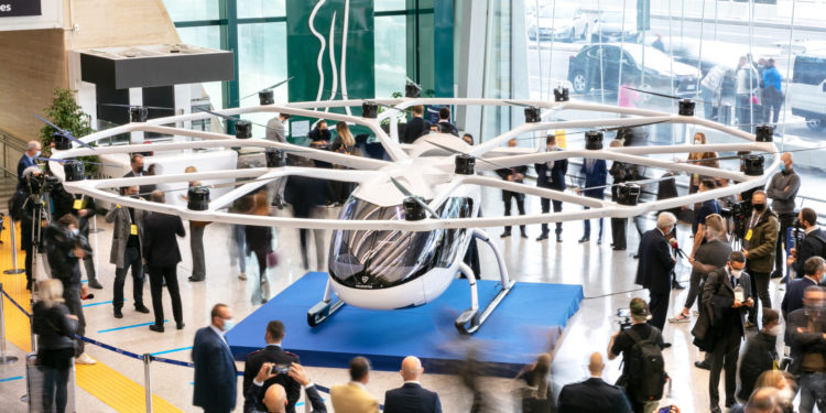 Uçan taksi VoloCity Roma’da hizmete başlayacak