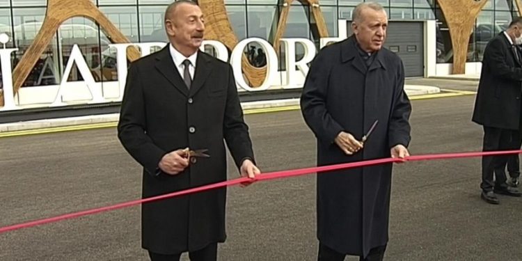 Erdoğan ve Aliyev Fuzuli Havalimanı’nı hizmete açtı