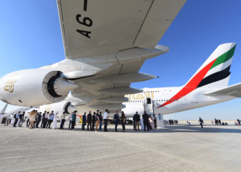 Dev jumbo jeti 17 binden fazla kişi gezdi