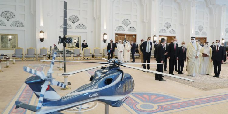 TUSAŞ projelerini Katar Emiri Al Sani’ye anlattı