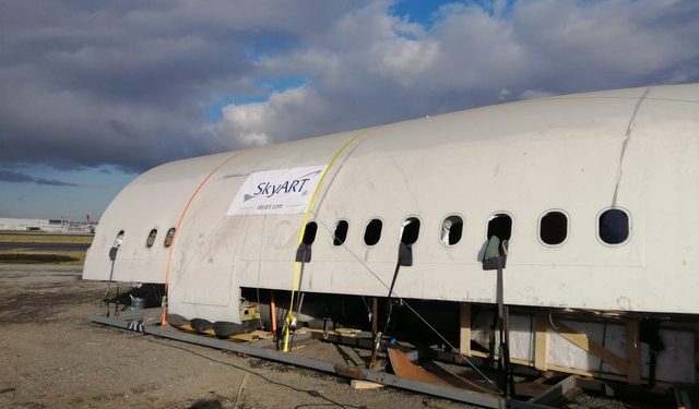 Hurda yolcu uçağı yurt dışına satıldı