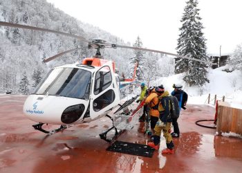 Kaçkar Dağları’nda ‘heliski’ heyecanı başladı