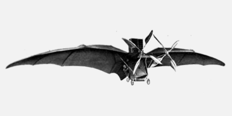 Tarihte ilk uçuşu gerçekleştirenlerden Fransız Clément Ader