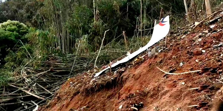 China Eastern Airlines’e ait Boeing 737 düştü