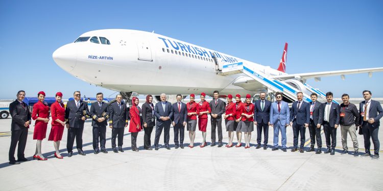 THY ve AnadoluJet, Rize-Artvin’e haftanın 7 günü uçacak