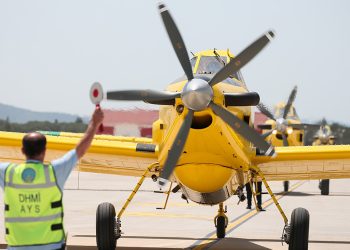 Air Tractor yangın söndürme uçakları İzmir’e geldi