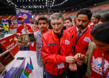 Nobel ödüllü Aziz Sancar, TEKNOFEST Azerbaycanı ziyaret etti