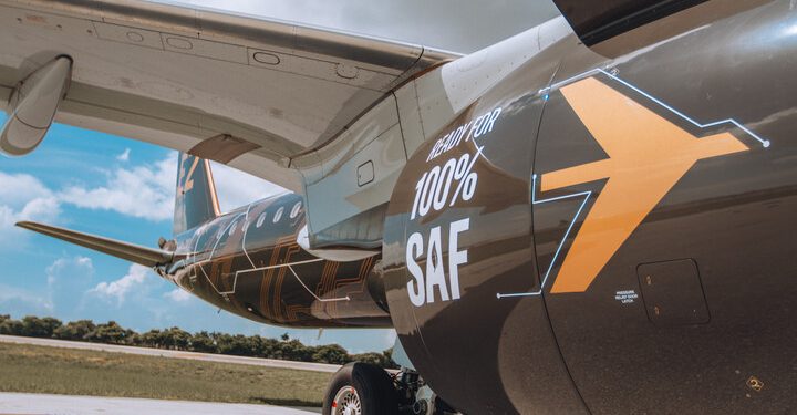 Embraer E195-E2 yüzde 100 SAF ile test uçuşu yaptı