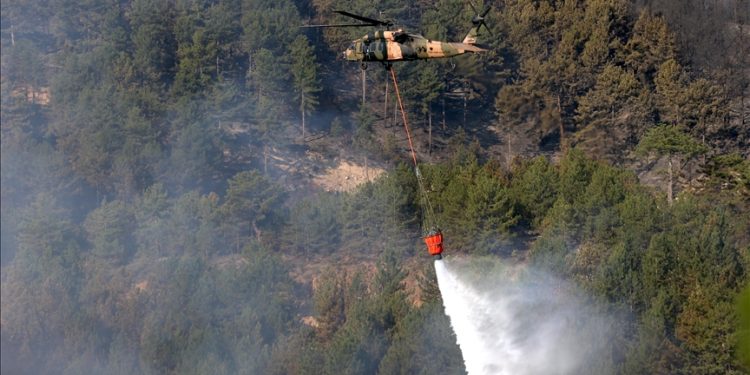 Kütahya’daki orman yangını kontrol altına alındı