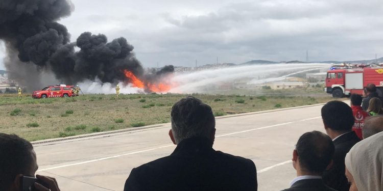 Sabiha Gökçen Havalimanı’nda acil durum tatbikatı gerçekleştirildi