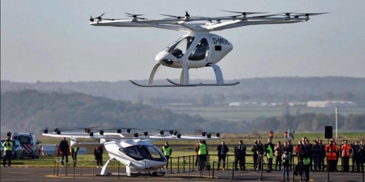 Volocopter, Paris’te havalandı
